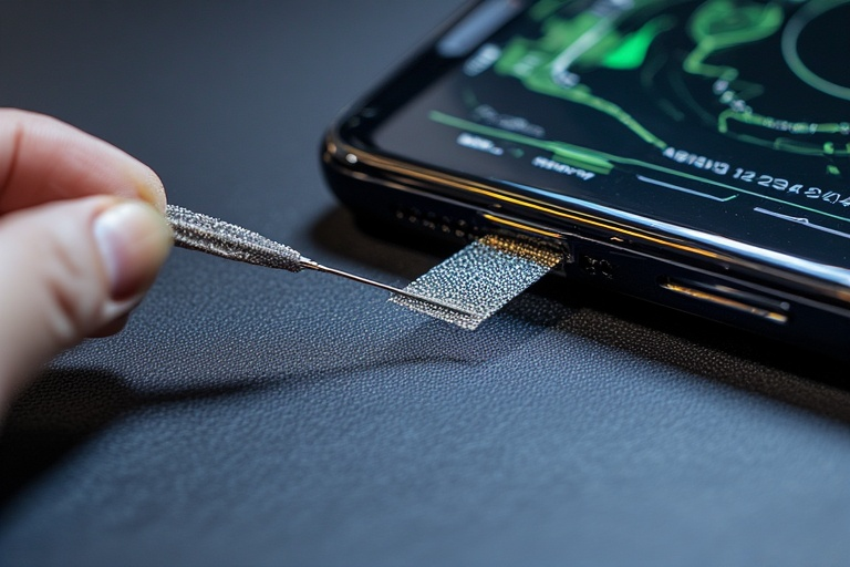 Cleaning a phone charging port carefully